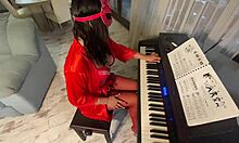 Hey, wanna taste the piano teacher’s thick hard dick?