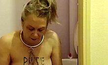 Bound slave endures outdoor humiliations with uro session