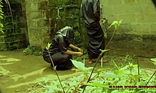 mature babe craves big black cock in the bush