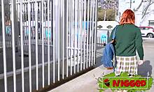 Young Amateur Redhead Natalyy Hot Eager for Black Dude in Casting