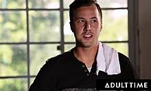 Adult Time - Neighbor Spies on Teen Alex Grey Riding Stepdad Tommy Gunn