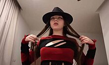 My half-sister tells me scary stories while we relax at home