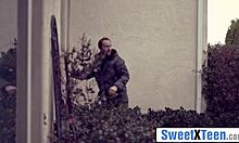 Cute Petite Teen Dominated By Creepy Big Dick