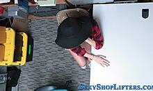 Teenage Shoplifter Rammed in Shocking Store Incident