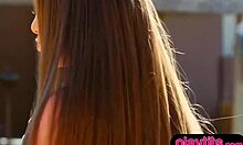 two beautiful teen muses angel and melissa do striptease