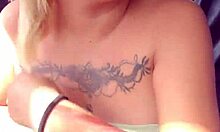 latina whore flashes tits and panties in car on highway