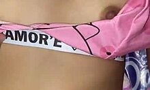 my stepfather gets horny in my pajamas and cums on my bed