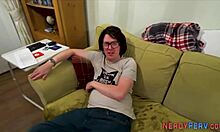 newbie receives oral from leeds nerd