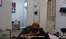 Doña Susi, mature Mexican, bangs a young guy for porn fame