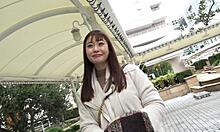 Affair unfolds with a stunning young Japanese wife in intimate encounter.