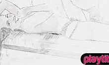 two beautiful teen muses angel and melissa do striptease