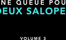 hey, russian girls playin’ wild with toys before hardcore butt action! 😜