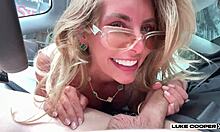 Bonnie Blue gets roughly fucked in self-driving car