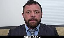 daddy's got his freeuse wife and stepdaughter supporting him in this hardcore threesome