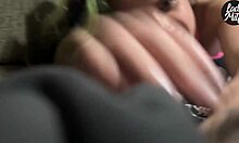 My colleague VISITED after the POOL, I waited with my DICK OUT