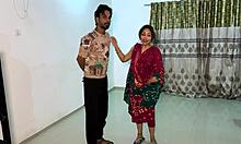 Beautiful Maid Brings Boyfriend For Bisexual Threesome With Big Ass And Hardcore Action