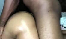 fucking a bbc bull and taking his creampie in this homemade video