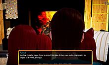 my new family gathers for a casual redhead teen gathering