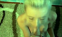 Blonde cutie amateur blowjob and cumshot