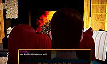 my new family gathers for a casual redhead teen gathering