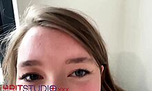 i was a british teen 18+ sucking cock in a polo shirt, feeling the orgasm build with cum covering me, first time in pantyhose as a slutty amateur