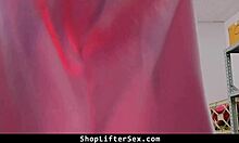 Bikini model thief fucks mall loss prevention officer for freedom after getting caught