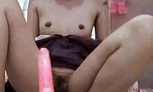 watch this amateur masturbating horny and alone