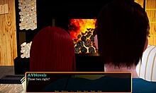 my new family gathers for a casual redhead teen gathering