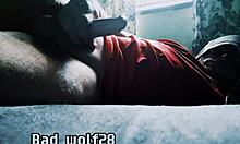 exotic student and teacher explore outdoor massage. bad wolf28 strokes his manhood.