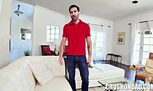 Curious virgin caught in her first hardcore threesome with Odessa Will Pounder and Ken Feels.