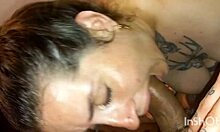 Watch me deepthroat and take that deep anal creampie