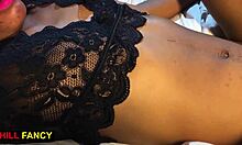 she was mourning because she loves my big cock, spanking and fingering her ass