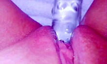 Curious Coed's Huge Squirt Orgasm