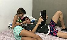 Stepsister demands intense hard fuck