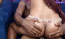 Watch this couple fucking hard on the living room couch with screaming and licking