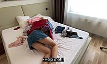 Dumb Stepsister Stuck in Suitcase, First Time Interracial Chaos!
