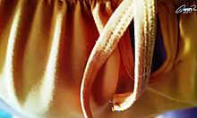 Perverted masseur bends over latina milf in his office!