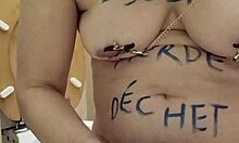 Slave Endures Humiliation As She Licks The Toilet In BDSM Session.