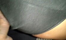 Beautiful brunette babe with big ass gets facial