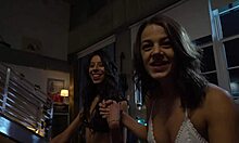 Victoria Evelin and Dream Like in Double Smoking Blowjob with Deepthroat