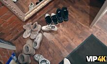 Slutty debtor pays with tight pussy