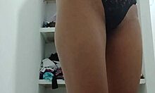 hot teen strips naked for camera under teacher’s gaze