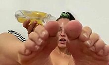 oh god, i oil up and tease my wet pussy and ass!