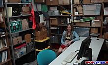 LP OFFICER POUNDS the SEXY BABE at WORK!