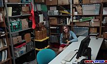 LP OFFICER POUNDS the SEXY BABE at WORK!