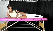 Petite Black Model Showcases Big Ass in Vintage Lace Lingerie for Retro Shoot