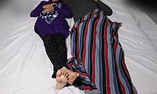 boss's wife got naked seein driver's thick black cock, oops