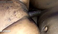 Homemade encounter where he applies cum on her pussy.