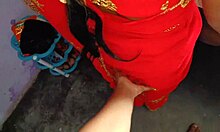 Hot Indian Village Bhabhi Bent Over for Quick Doggy Style Action