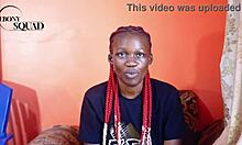 Chubby ebony mommy Lisa x Mama P in homemade interview casting. 😍